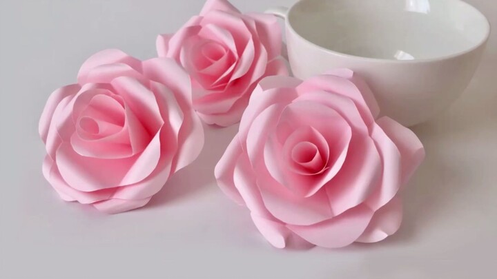 [Handicraft] How To Make A Pink Rose