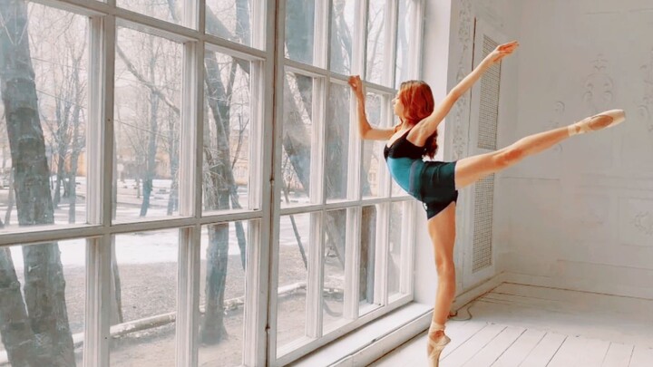 【الباليه】الفتاة الروسية تمشي بهذه الطريقة طوال العام