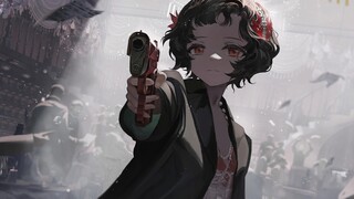 “我于杀戮之中绽放，亦如黎明中的花朵。”