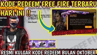 BONGKAR‼️KODE REDEEM FREE FIRE TERBARU HARI INI 10 Oktober 2021