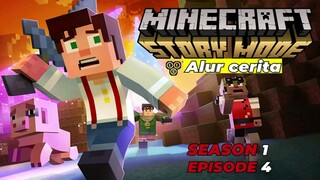 alur cerita minecraft story mode eps 4 season 1