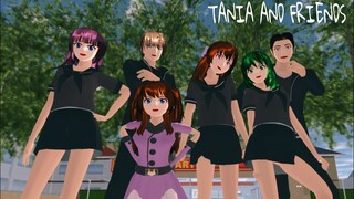 TANIA & FRIENDS #part 16 DRAMA SAKURA SCHOOL SIMULATOR | MUTIA ANIMASI | PEANUT BUTTER