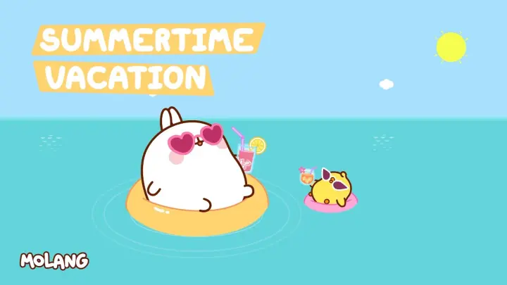 ENJOY SUMMER WITH MOLANG | Summertime Vacation Compilation