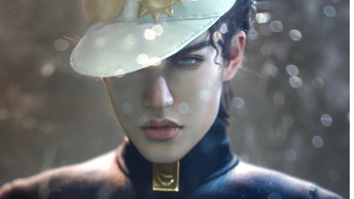 [JOJO Jotaro imitation makeup/4D] The fourth part of the Doctor Jotaro shot in the water studio