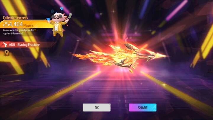 Spin Evo gun AUG terbaru FF