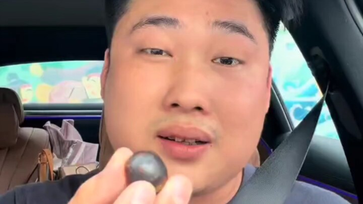 Does big-fruit TV bro have some * in his hand?