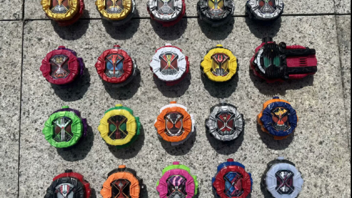 Congratulations, I have collected all the dials of the main riders of the Heisei 20th...