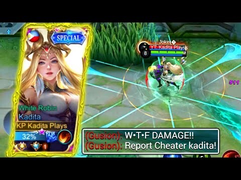 KADITA VS TOP GLOBAL GUSION IN RANK GAME!! | MLBB