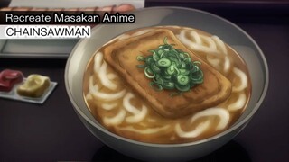 KITSUNE UDON denji dari ANIME CHAINSAWMAN?!