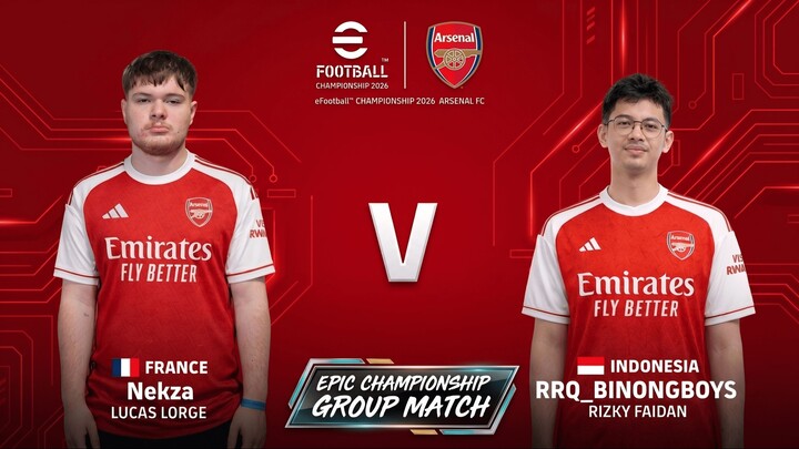France vs Indonesia | Nekza vs RRQ_Binongboys — eFootball Championship Arsenal FC
