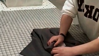 This is how you fold your clothes!