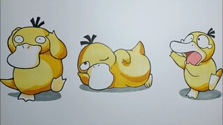 How To Draw Pokemon Psyduck Very Cool Vẽ Vịt Vàng Avatar Siêu nổi Tiếng