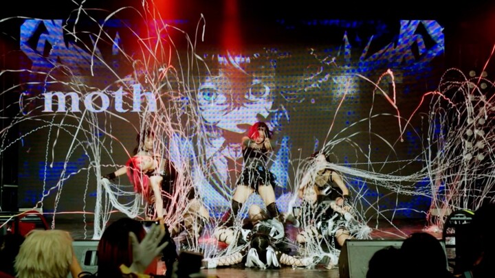 十手联扔蜘蛛丝见过吗？！蛾（六人改编ver.）【D.B.I.】【西安星夜宅舞live】