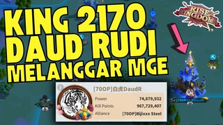 KING 2170 Daud Rudi MELANGGAR MGE | Akankah di ZERO RALLY dgn ATTILA ? Rise Of Kingdoms Indonesia