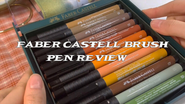 [Gaya Hidup] [Craft] Huruf Kuas Faber-Castell| Seri warna musim gugur