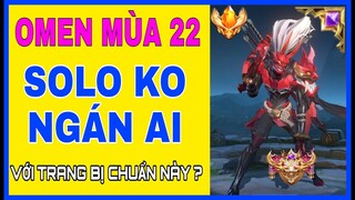 Omen mùa 22  | Cách Lên đồ và Bảng ngọc Omen mùa 22 mới cực mạnh leo chiến tướng | hdgame76