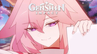 [อนิเมะ] ยาเอะ มิโกะขอฉันแต่งงาน [Genshin Impact Doujin]