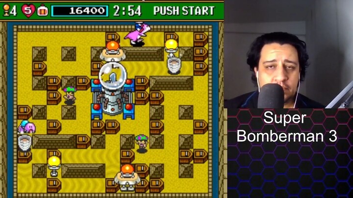 Super bomberman 3 nivel 4 #snes jugando y sufriendo
