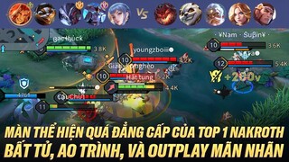 TOP 1 NAKROTH BẤT TỬ VÀ MÀN THỂ HIỆN QUÁ AO TRÌNH LẪN OUPLAY CỰC ĐỈNH TRÊN RANK CAO THỦ VIỆT