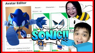 GEGEH !! ATUN & MOMON MEMBUAT AVATAR SONIC THE HEDGEHOG !! Feat @MOOMOO Roblox Indonesia