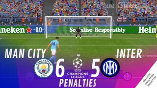 Manchester City vs. Inter Milan [6-5] PENALTIES • Video Game Simulation & Recreation