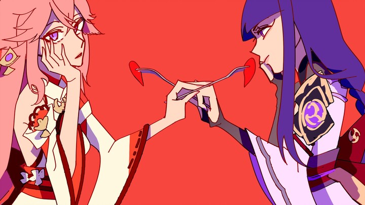 [Genshin Impact / Animation Handwriting] If I lose you, I'd rather die [Narakamiya Group]