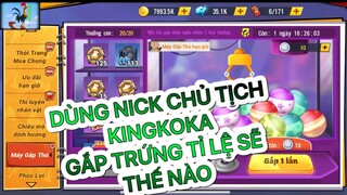 Dùng nick chủ tịch KingKoka gắp trứng - One Punch Man: The Strongest || NewbieGaming