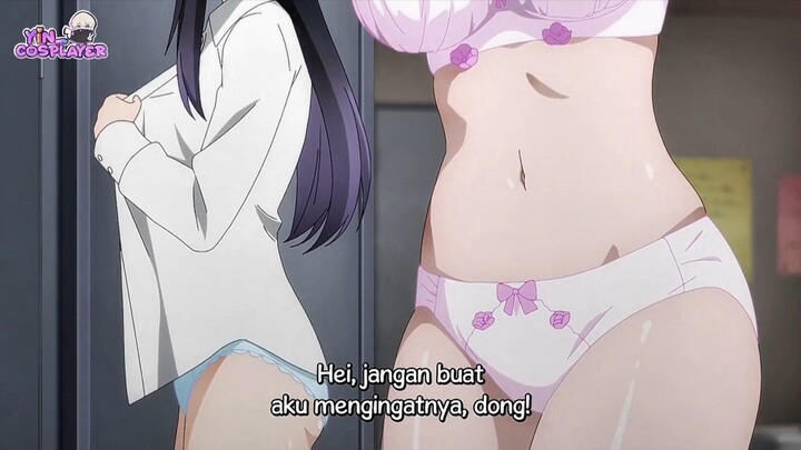 ANIME HOROR 18+‼️🔞 CEWEK INI GANTI BAJU MALAH KETEMU HANTU KEPALA 🔞