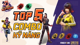 Top 5 combo kỹ năng ĐƯỢC YÊU THÍCH NHẤT | Cẩm nang lên trình Free Fire #6