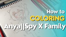 how to coloring anya||spy x family,The cinematic ends with the video ( ╹▽╹ )