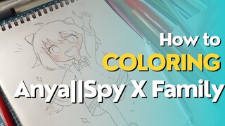 how to coloring anya||spy x family,The cinematic ends with the video ( ╹▽╹ )