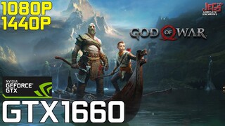 God of War | GTX 1660 | 1080p, 1440p benchmarks!