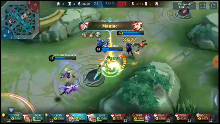 zilong 2x maniac gagal savage