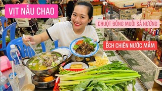 Quá thèm Nồi Vịt Nấu Chao, Chuột đồng nướng, Ếch chiên nước mắm toàn đặc sản miền Tây| ÁNH KUA