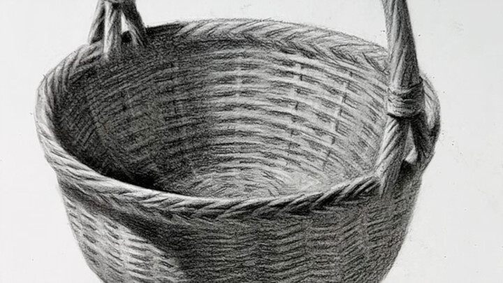 Cách vẽ giỏ siêu đơn giản