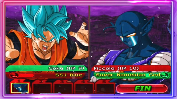 GOKU X LOGO SSJ BLUE VS PICCOLO SUPER NAMEKIAN GOD - DB MOD ANDROID GAMEPLAY