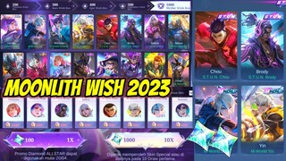 CARA DAPAT SKIN STUN DAN MWORLD 2023! GACHA GRATIS MOONLIT WISH PAKE PROMO DIAMOND KUNING