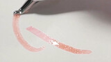 【บิ๊กบอย】การเขียนพู่กัน | ปากกา King Artistic + หมึกสีชมพูสดใส Jingjing
