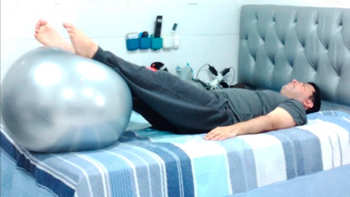 Bridge with Ball Compression Between the Knees