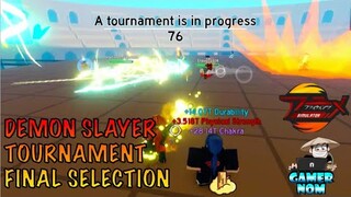 The "Best" Demon Slayer Tournament| The Final Selection| in Anime Fighting Simulator Roblox