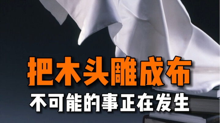 Nghệ sĩ Tom Eckert chạm khắc gỗ thành vải mềm mại — đây thực sự là điêu khắc gỗ ư?