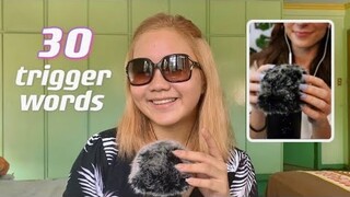 ASMR | Trigger Words with Fluffy Mic Scratching | ft. @ASMR Summer