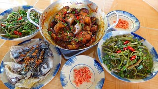 Quên Sao Được Hương Vị Quê Nhà • Canh Chua Rau Muống Đồng, Cá Kho Tiêu | MTQH