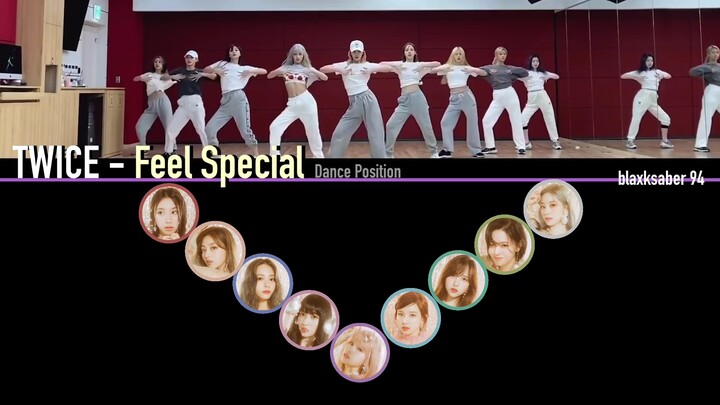 【TWICE】比下象棋还复杂的走位？Feel Special舞蹈动线