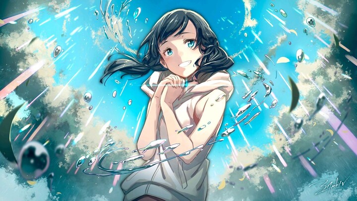 「Makoto Shinkai/𝙏𝙝𝙚 𝙂𝙖𝙧𝙙𝙚𝙣 𝙊𝙛 𝙀𝙨𝙘𝙖𝙥𝙞𝙨𝙢」-“I heard a strong wind blowing in my body”