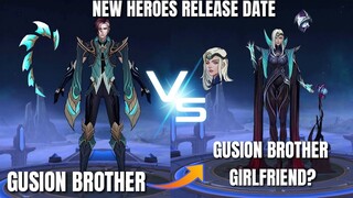 GUSION'S BROTHER RELEASE DATE | GIRLFRIEND OF GUSION BROTHER is a NEW HERO | MLBB