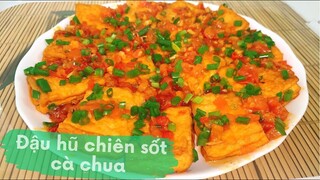 Cách Làm Đậu Hũ Chiên Giòn Sốt Cà Chua Đơn Giản Dễ Làm || Món Chay Ngon @HƯƠNG VỊ MIỀN ĐÔNG 209