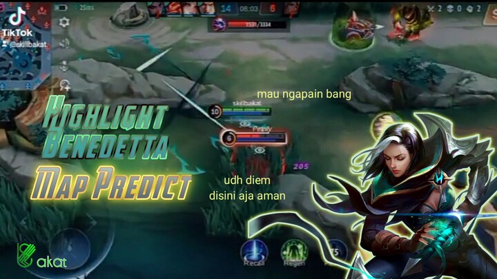 Map Predict by Benedetta Gameplay bikin shock lawan