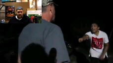 PSYCHO DAD KICKS OUT A FAN! Joe Bump's Reaction