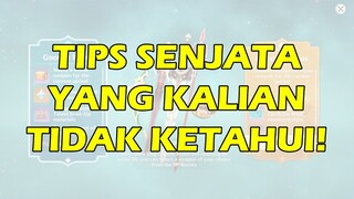 Tips Pemula Genshin Impact #7: Senjata!
